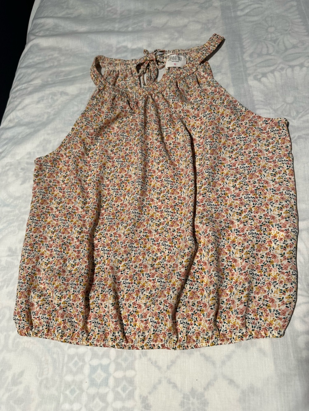Sienna Sky Pink Floral Halter Neck Sleeveless Top